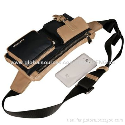 Fashionable Men's Leisure Nylon Single Waist Bag